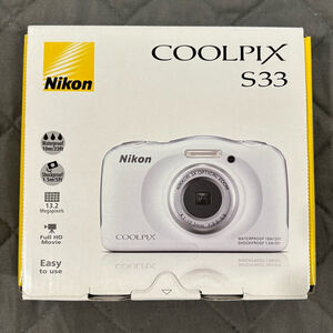 Nikon Coolpix S33 Digital Camera New In Box Waterproof White